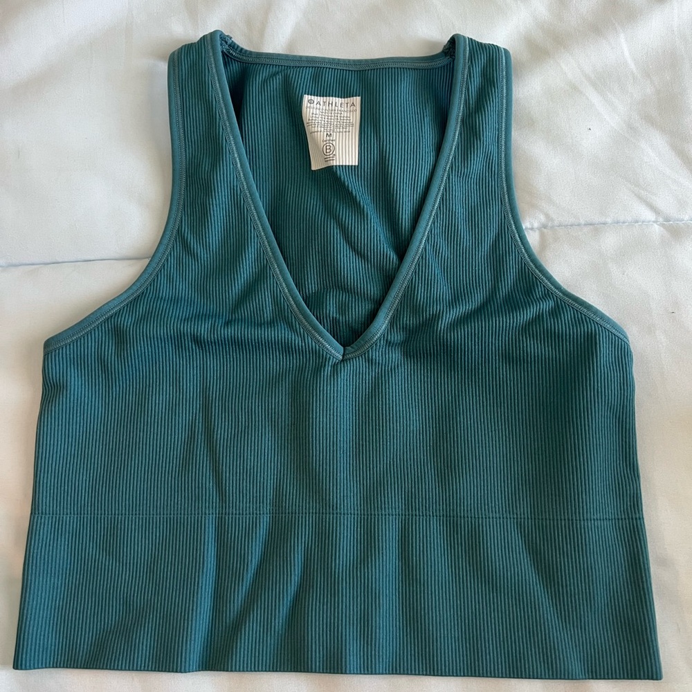 Athleta Aurora Rib Tank - Teal